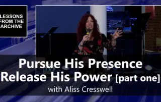 Pursue His Presence Aliss Cresswell