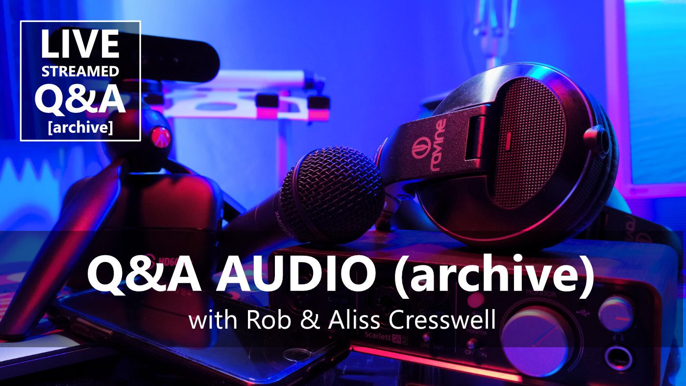Q a audio archive spirit lifestyle with rob aliss cresswell